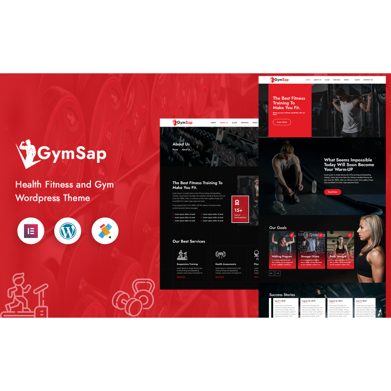Gymsap Health Fitness and Gym Wordpress Theme