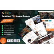 Gogrin - Broadband TV and Internet Provider WordPress Theme
