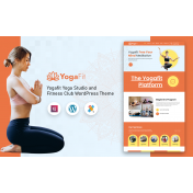 Yogafit Yoga Studio and Fitness Club WordPress Theme