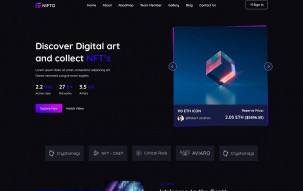 Nifto - NFT Creator WordPress Theme
