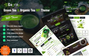 Gogrin - Green Tea and Organic Tea WordPress Theme