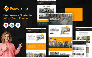 Pavemile - Floor Paving and Tiling Service WordPress Theme
