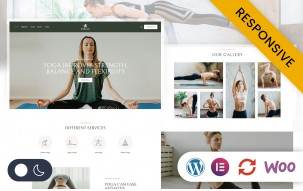 Yogaa - Yoga, GYM & Fitness Elementor Wordpress Responsive Theme