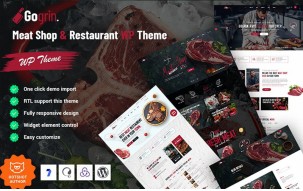 Gogrin - Meat Shop and Restaurant WordPress Theme
