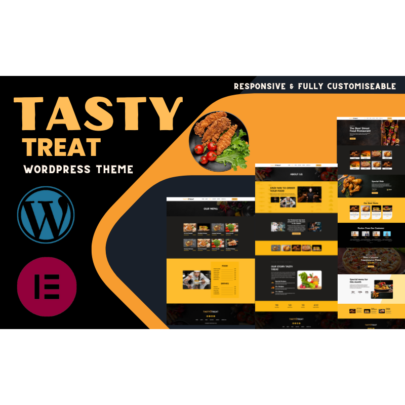 Tasty Treat - A Deliciously Modern Restaurant WordPress Theme