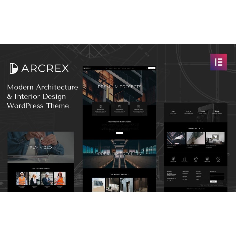 Arcrex Architecture and Interior Design WordPress Theme