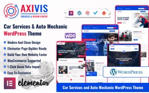 Axivis - Car Services and Auto Mechanic WordPress Theme
