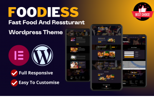 Foodiess Fast Food And Resturant Full Responsive Wordpress Theme