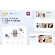 Scapeclear Cosmetics and Beauty WordPress Theme