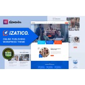 Izatico Marketing and Publishing Companies WordPress Theme
