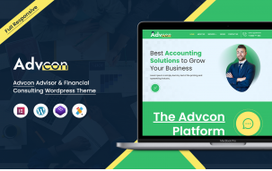 Advcon Advisor & Financial Consulting Wordpress Theme