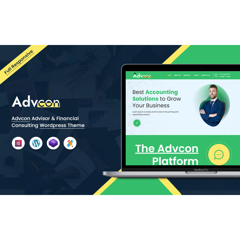 Advcon Advisor & Financial Consulting Wordpress Theme