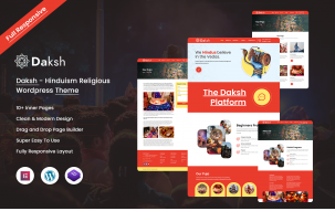 Daksh - Hinduism Religious Wordpress Theme