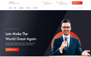 TishPolitical - Political WordPress Theme