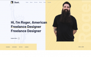 Dust - Resume and Portfolio WordPress Theme