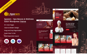Sparem - Spa Beauty & Wellness Salon Wordpress Theme