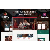 Trisino - Casino and Gambling WordPress Theme