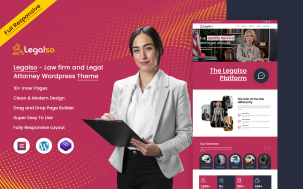 Legalso - Law firm and Legal Attorney WordPress Theme