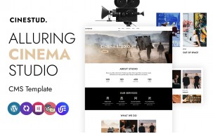 Cinestud - Cinema And Movie Studio WordPress Elementor CMS Theme