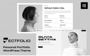 Ectfolio - Personal Portfolio WordPress Theme