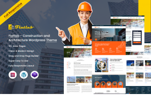 Flatlab - Construction and Architecture Wordpress Theme
