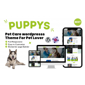 Puppys Pet Care Vet Wordpress Full Responsive Theme