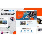 Pragliy - Skydiving, Paragliding and Adventure WordPress Theme