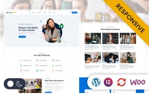 Educelina - Online Learning Courses Elementor Wordpress Responsive Theme