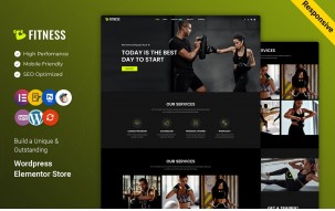 Fitness - Fitness and Gym WordPress Elementor Theme