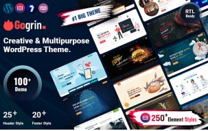 Gogrin - Creative And Multipurpose Responsive WordPress Theme