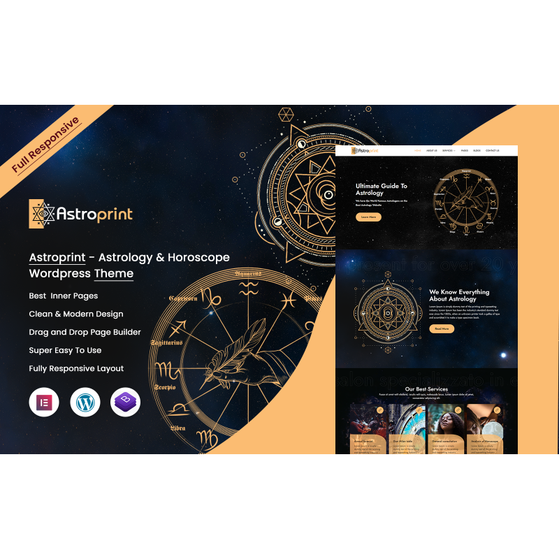 Astroprint - Astrology & Horoscope WordPress Theme