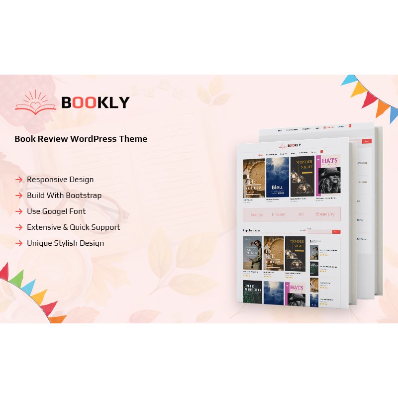 Bookly - Book Review WordPress Theme