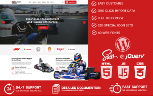 Gokart - Karting Club WordPress Theme