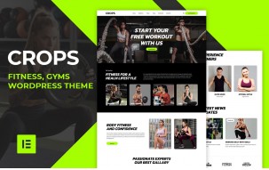 Crops - Fitness and Gym WordPress Theme