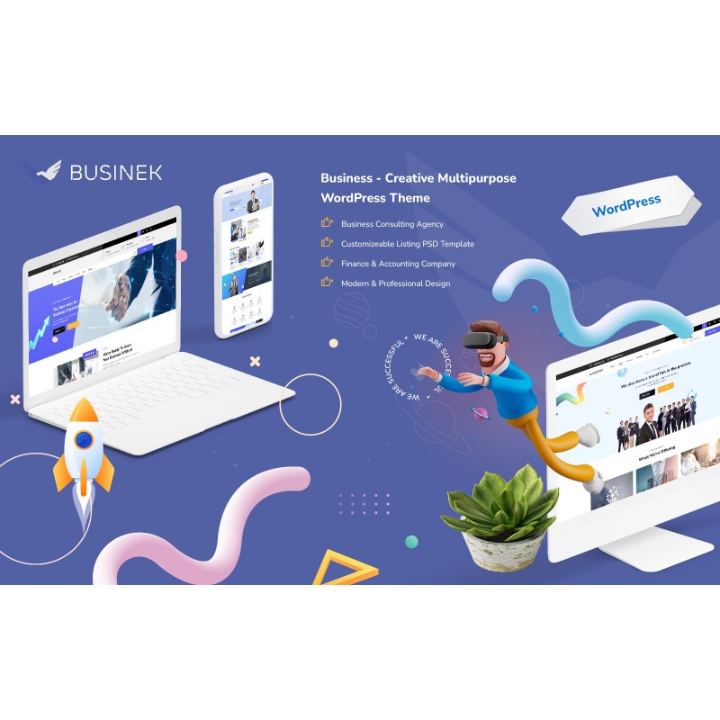 Businek &ndash; Creative Multipurpose Elementor WordPress Theme
