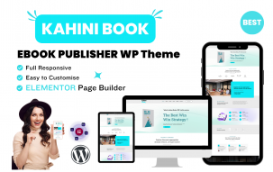 Kahini eBook Online Book Publisher Portfolio WordPress Theme