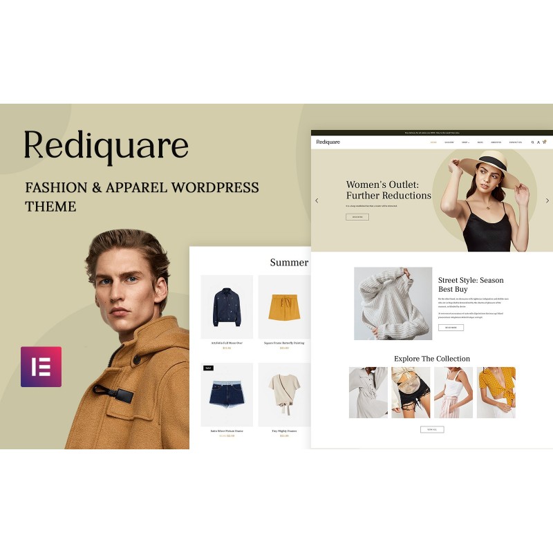 Rediquare - Fashion and Apparel WordPress Theme
