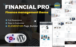 Financialpro Finance Management Responsive WordPress Theme