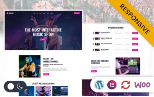 Mauzic - Music Artist Elementor WordPress Responsive Theme
