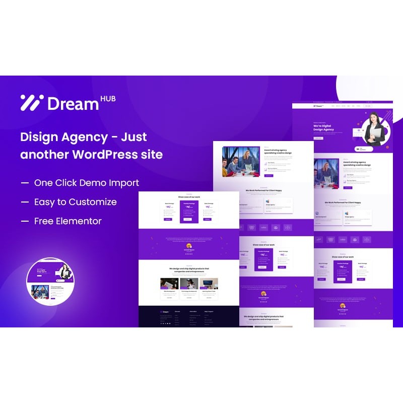 DreamHub - Design Agency WordPress Theme