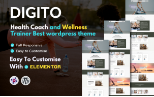 Digito - Health and Wellness Life Coach Wordpress Theme
