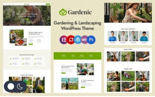 Gardenic - Landscape Gardening Elementor WordPress Responsive Theme