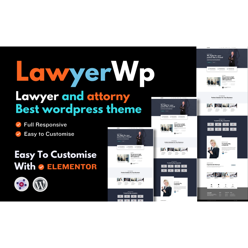 Lawyerwp - lawyer And Attorney Portfolio WordPressTheme