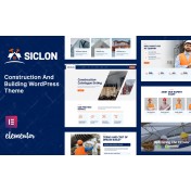 Siclon Architecture, Interior Design, Industry and Construction WordPress Theme