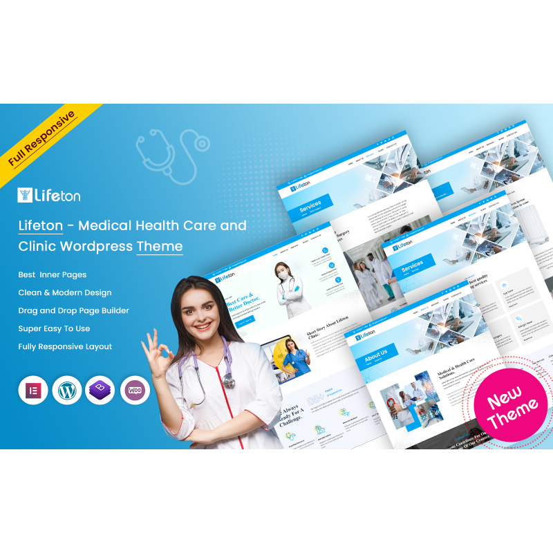 Lifeton - Medical Health Care and Clinic WordPress Theme