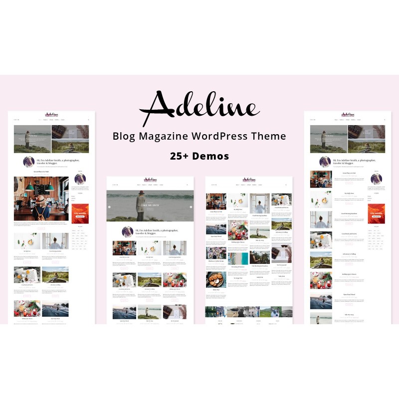 Adeline - Lifestyle Personal WordPress Blog Theme