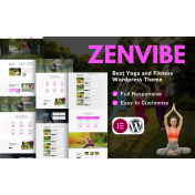 Zenvibe Yoga and Fitness Wordpress Theme