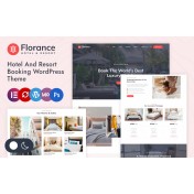 Florance - Hotel and Resort Booking Elementor Wordpress Responsive Theme