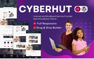 CyberHut Internet Service Provider WordPress Theme