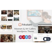 Mozium - Museum and Art Gallery Elementor WordPress Responsive Theme